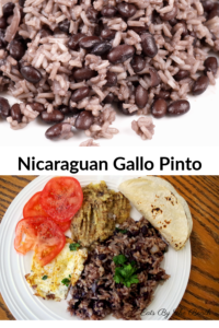 Plate of Nicaraguan Gallo Pinto 