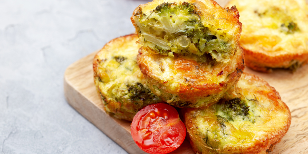 Broccoli And Cheese Egg Muffins A quick and easy breakfast recipe