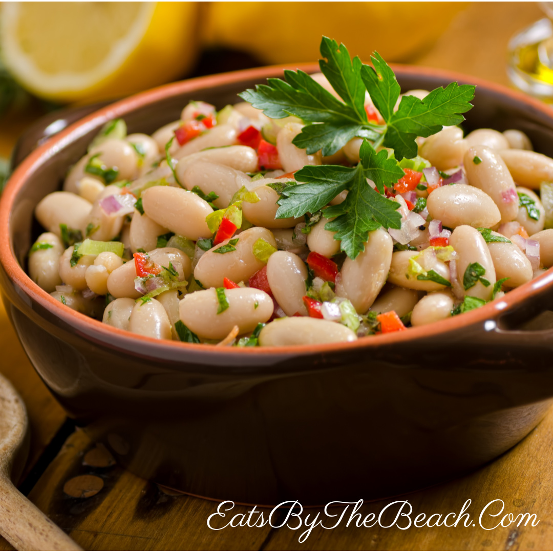 French White Bean Saladquick & easy side dishEats by the Beach