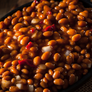 Brown Sugar And Bourbon Baked Beans - Eats by the Beach