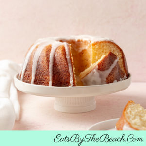 Lemon Drop Bundt Cake Recipe with Deep Eddy Lemon Flavoured Vodka