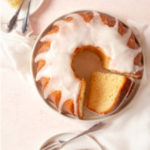 A Harvey Wallbanger Cake - a vintage cake recipe with Galliano, vodka, and orange.