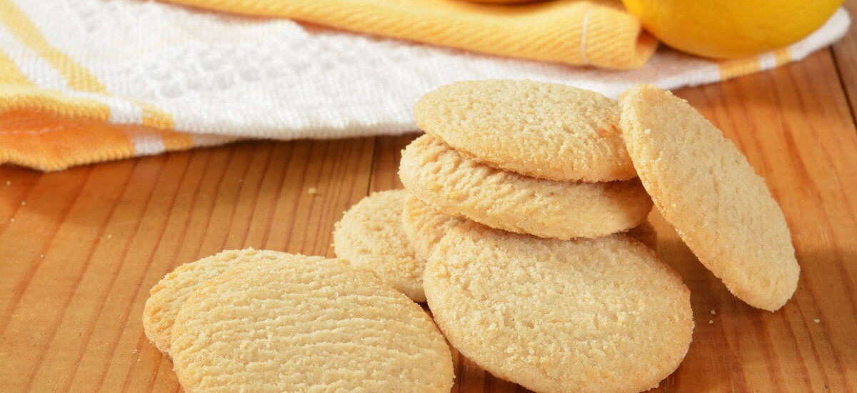 Plate of Juneteenth tea cakes - a Juneteenth traditional cookie